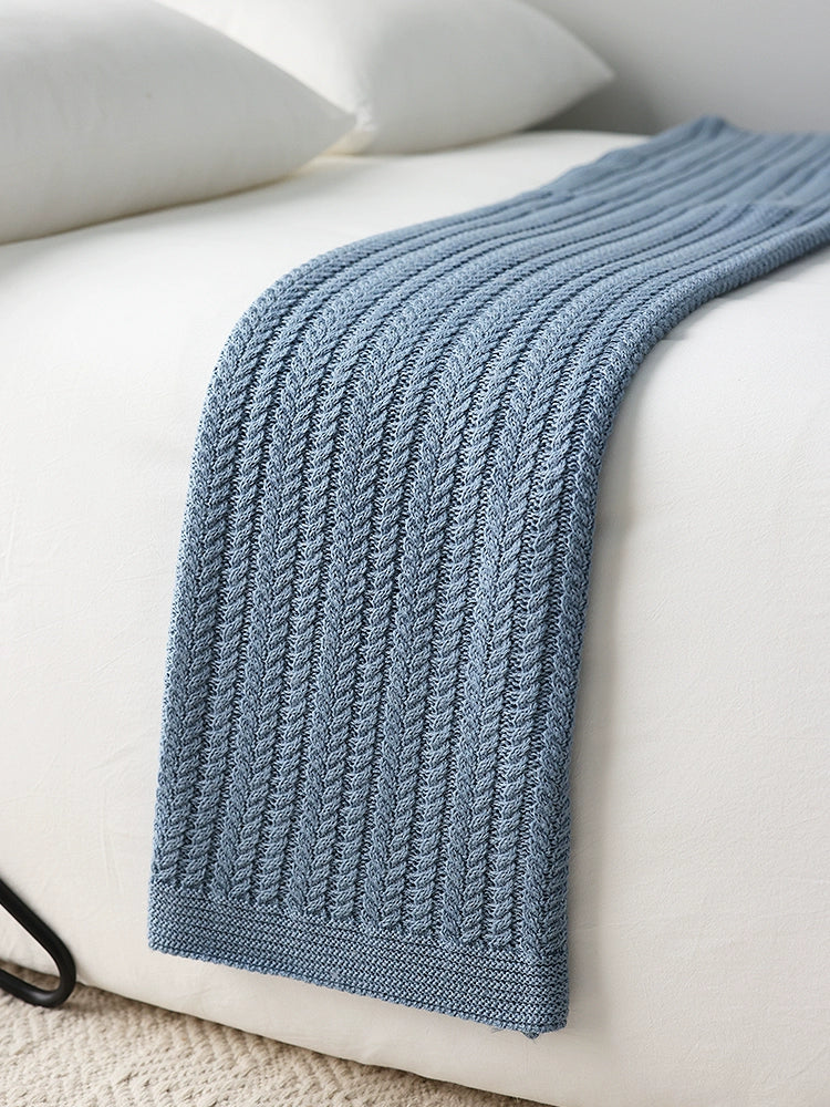 Knit Throw Blanket
