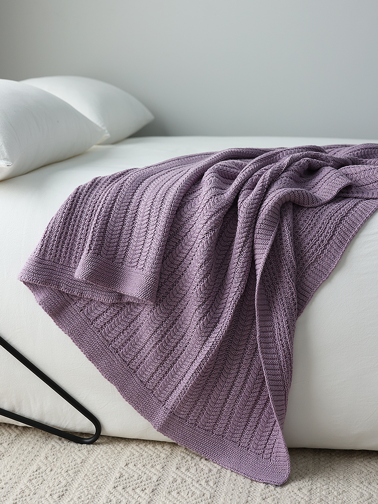 Knit Throw Blanket