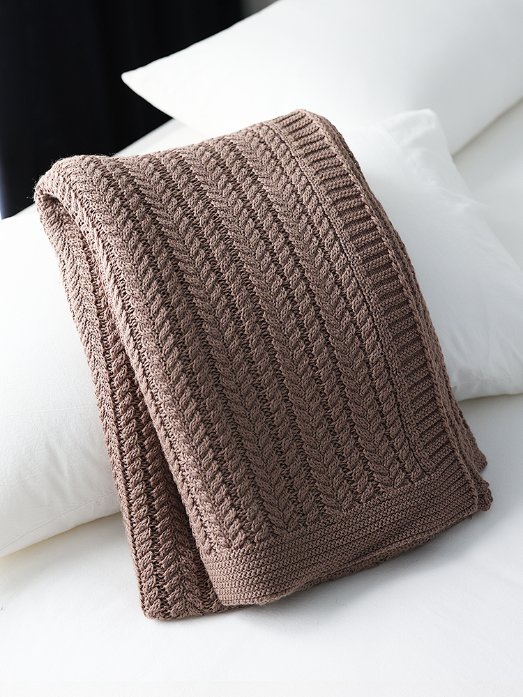 Knit Throw Blanket