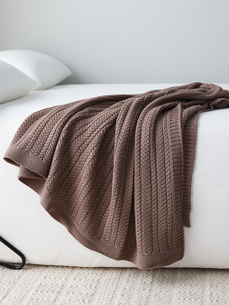 Knit Throw Blanket