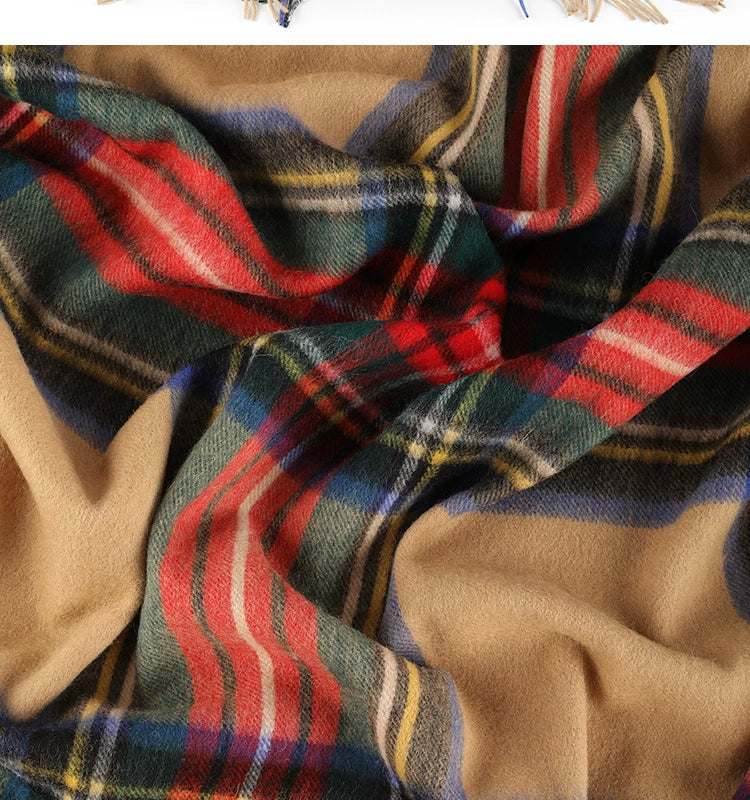 Wool Plaid Throw