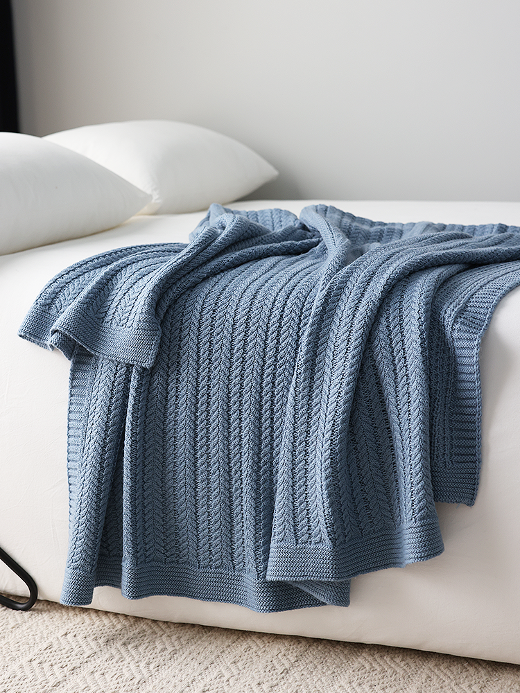 Knit Throw Blanket