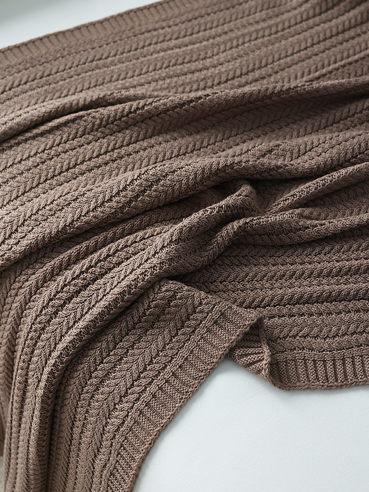 Knit Throw Blanket