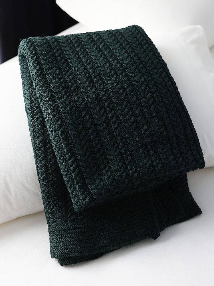 Knit Throw Blanket