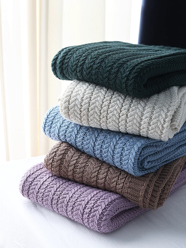 Knit Throw Blanket