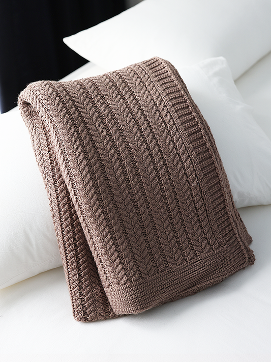 Knit Throw Blanket