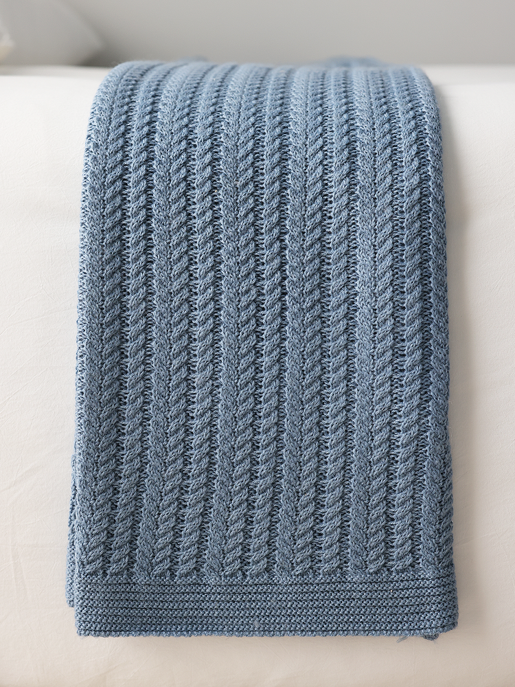 Knit Throw Blanket