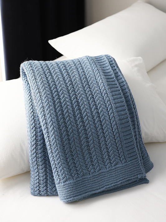 Knit Throw Blanket