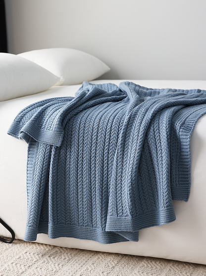 Knit Throw Blanket