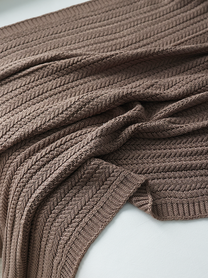 Knit Throw Blanket
