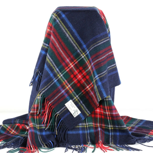 Wool Plaid Throw